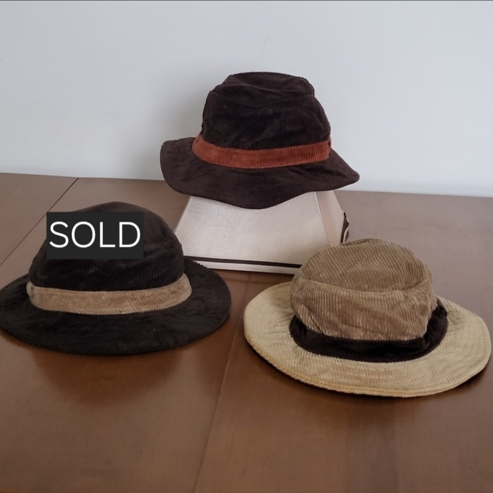 Corduroy Bush Hat Vintage 90's J. Crew